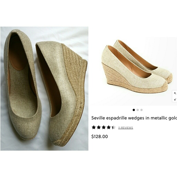 J. Crew Shoes - J.CREW Seville espadrille wedges 8